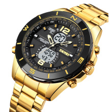 SKMEI 1670 modern digital men big mens waterproof Digital Dual Time Watch